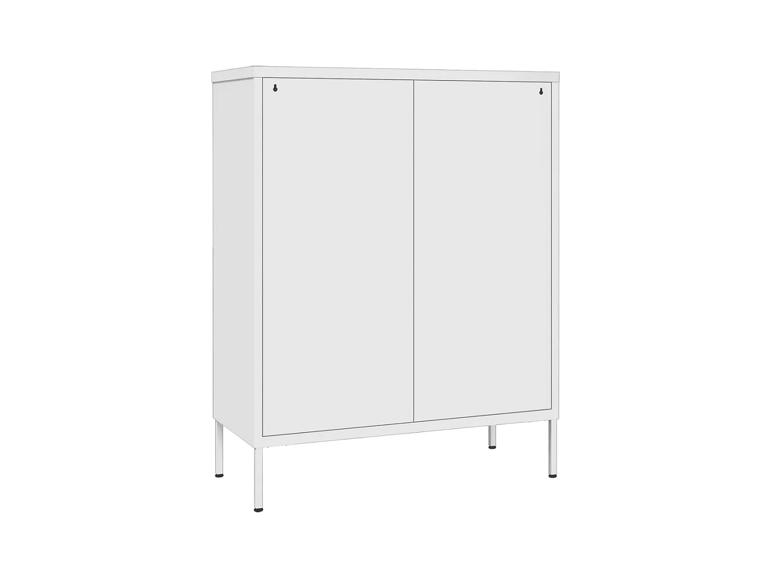 Armario de almacenamiento acero blanco 80x35x101,5 cm ES902130