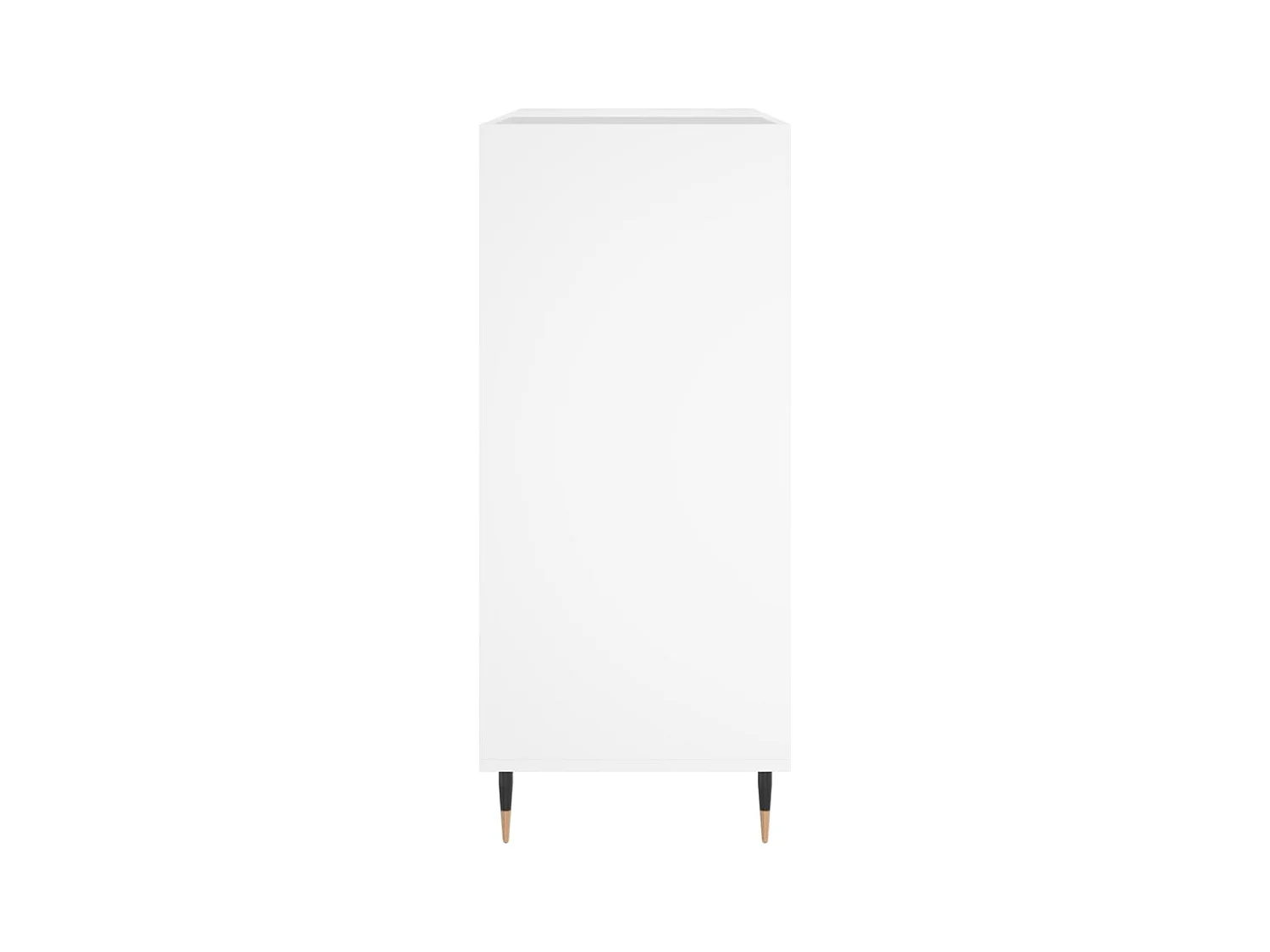 Armoire à disques blanc 84,5x38x89 cm bois d'ingénierie FR74057