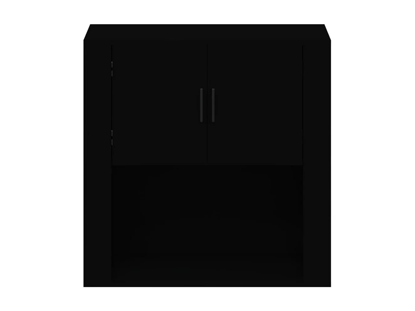 Armoire murale Noir 80x33x80 cm Bois d'ingénierie FR62432