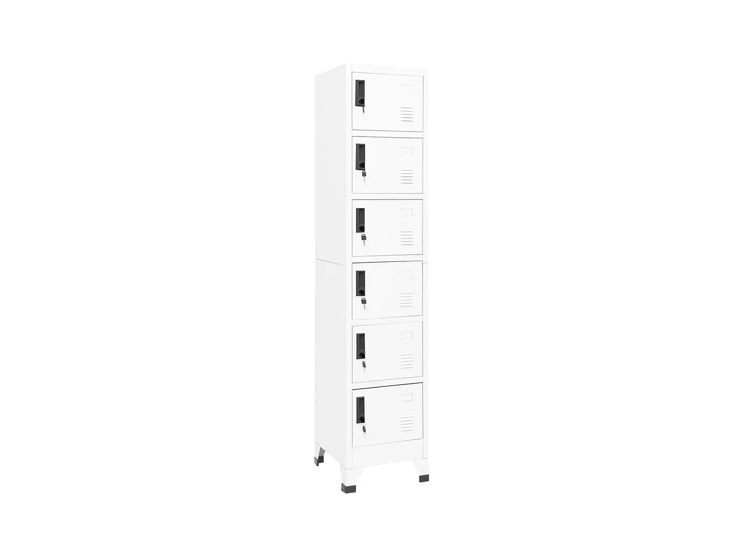 Taquilla de acero blanco 38x40x180 cm ES478651