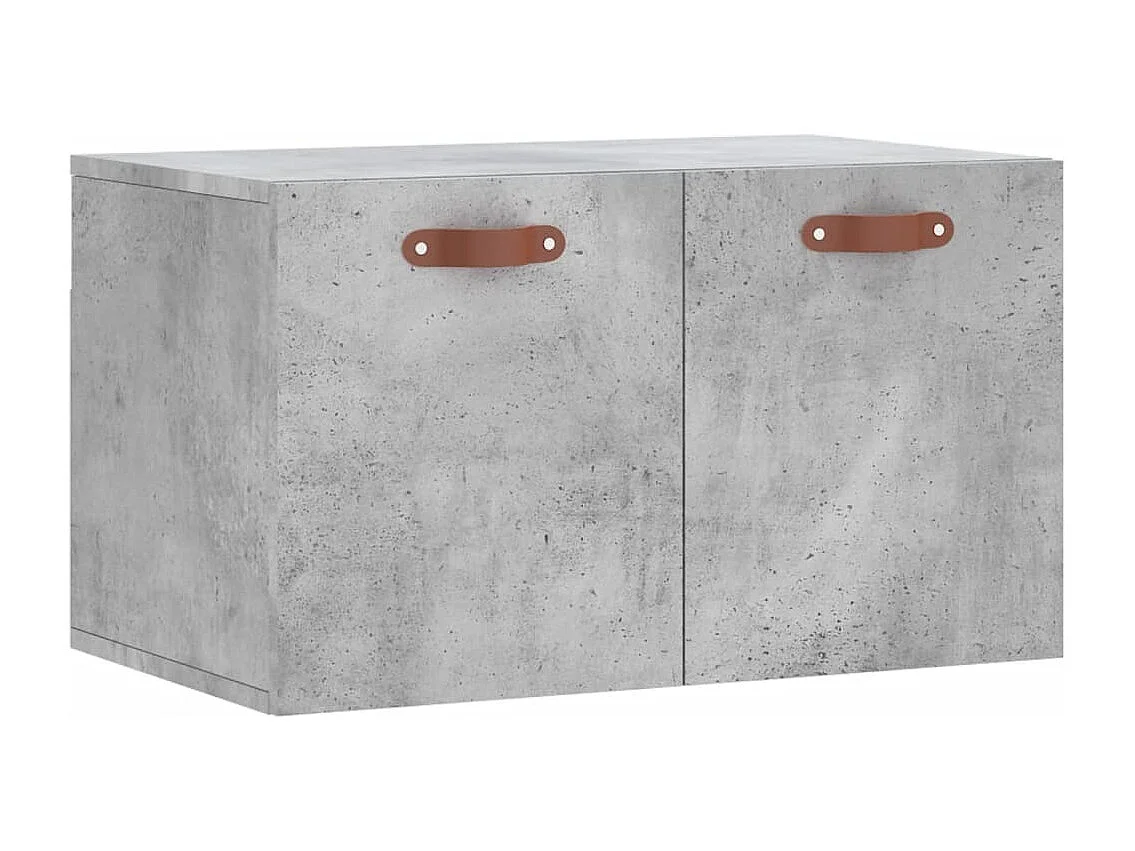 Armoire murale Gris béton 60x36,5x35 cm Bois d'ingénierie FR65572