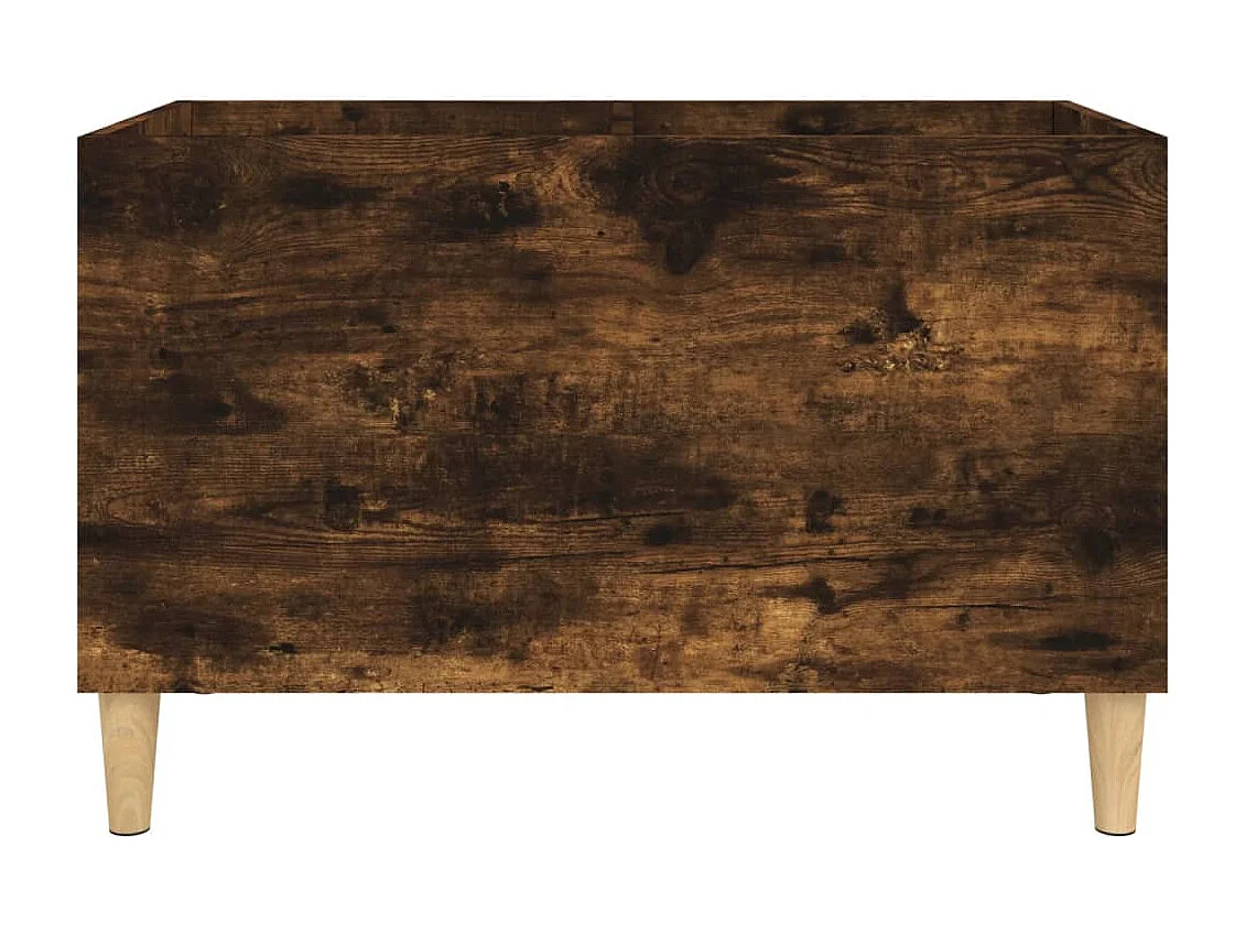 Armário p/ discos 74,5x38x48 cm deriv. madeira carvalho fumado PT233984