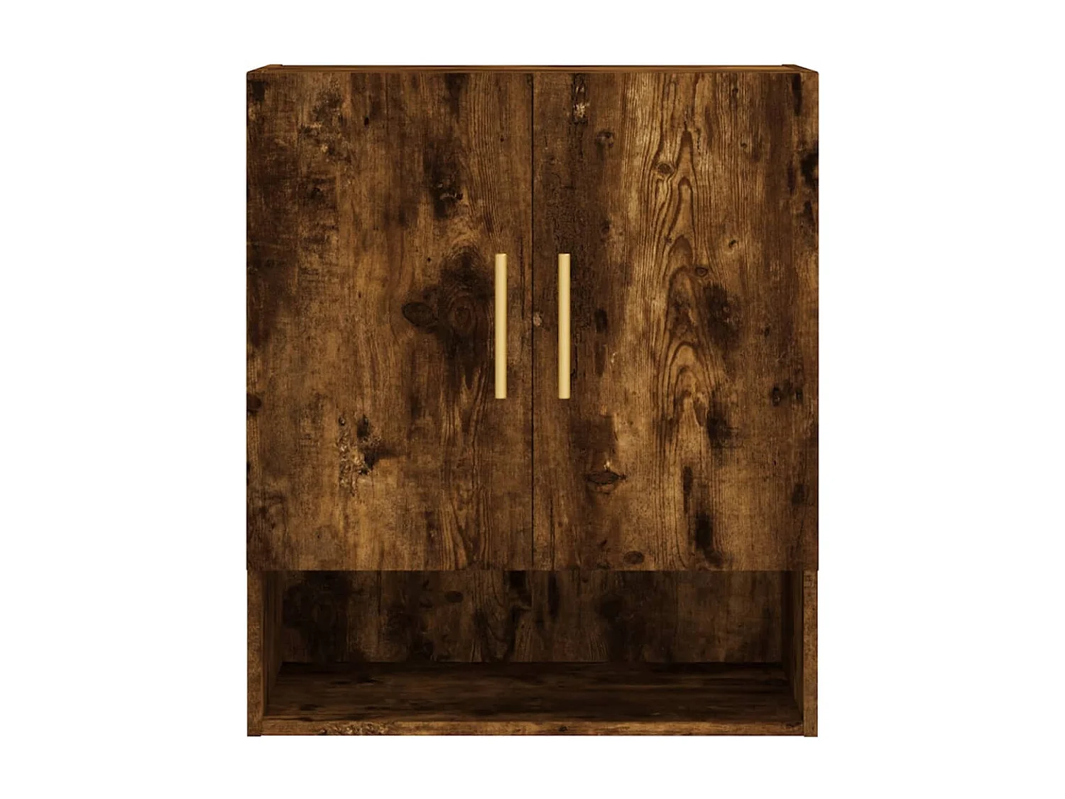 Armoire murale chêne fumé 60x31x70 cm bois d'ingénierie FR44884