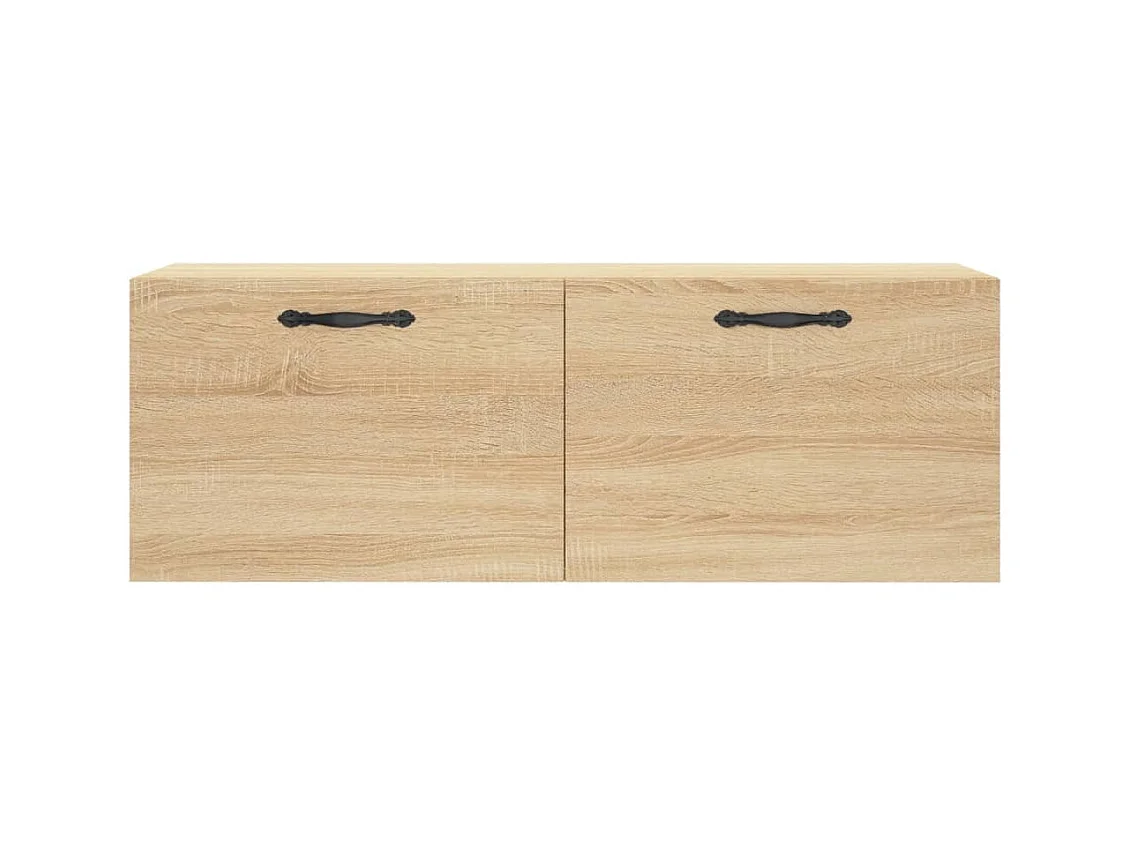 Armario de pared madera ingeniería roble Sonoma 100x36,5x35 cm ES919802