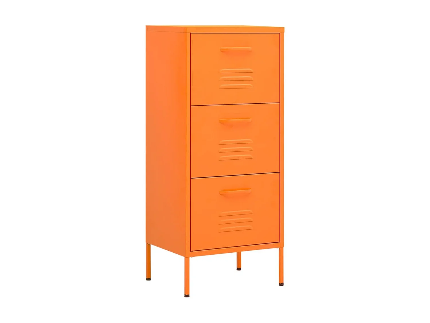 Armoire de rangement Orange 42,5x35x101,5 cm Acier FR60114