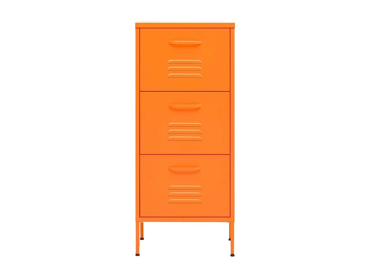 Armoire de rangement Orange 42,5x35x101,5 cm Acier FR60114