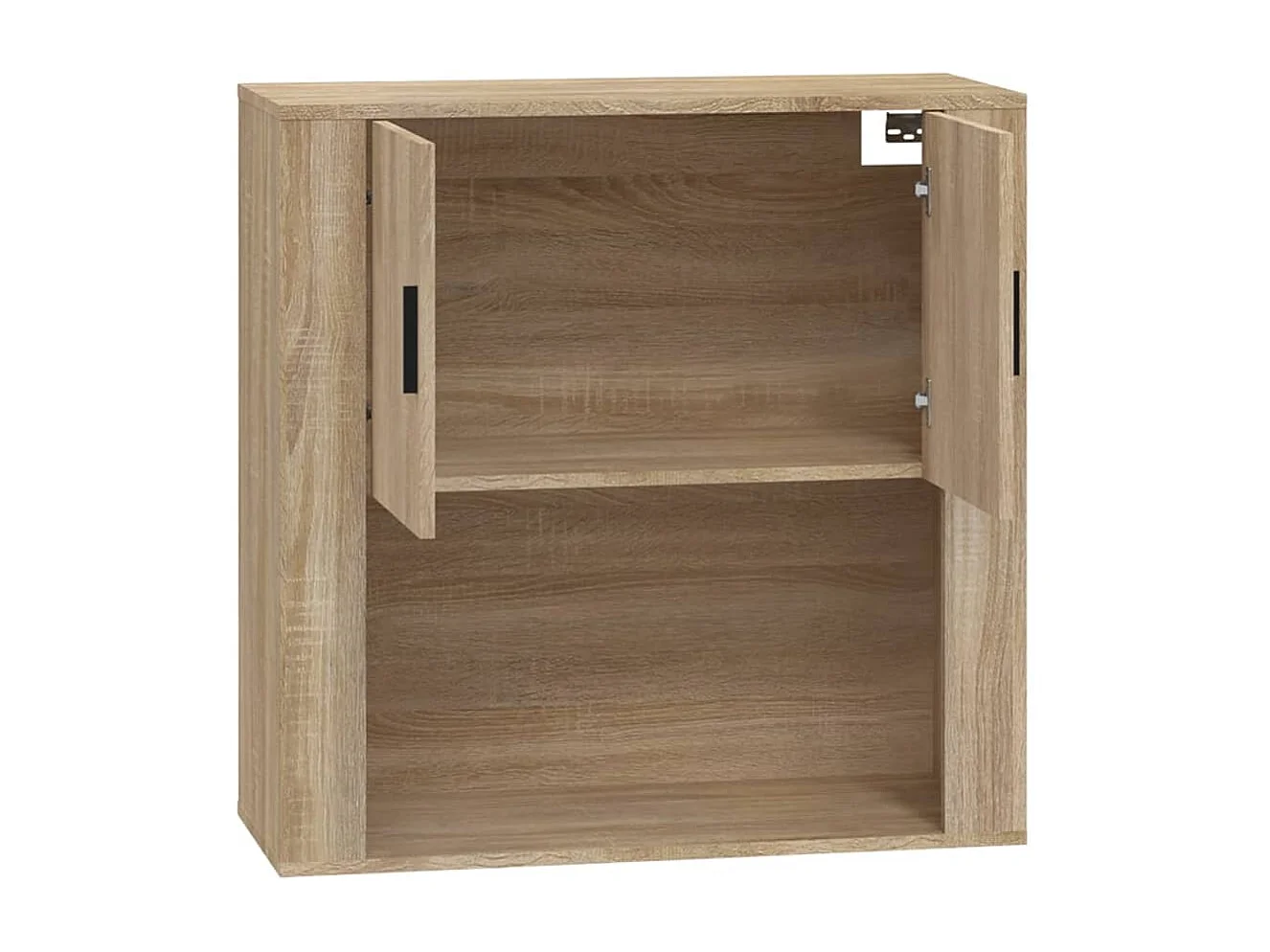 Wandkast 80x33x80 cm bewerkt hout sonoma eikenkleurig BE369924