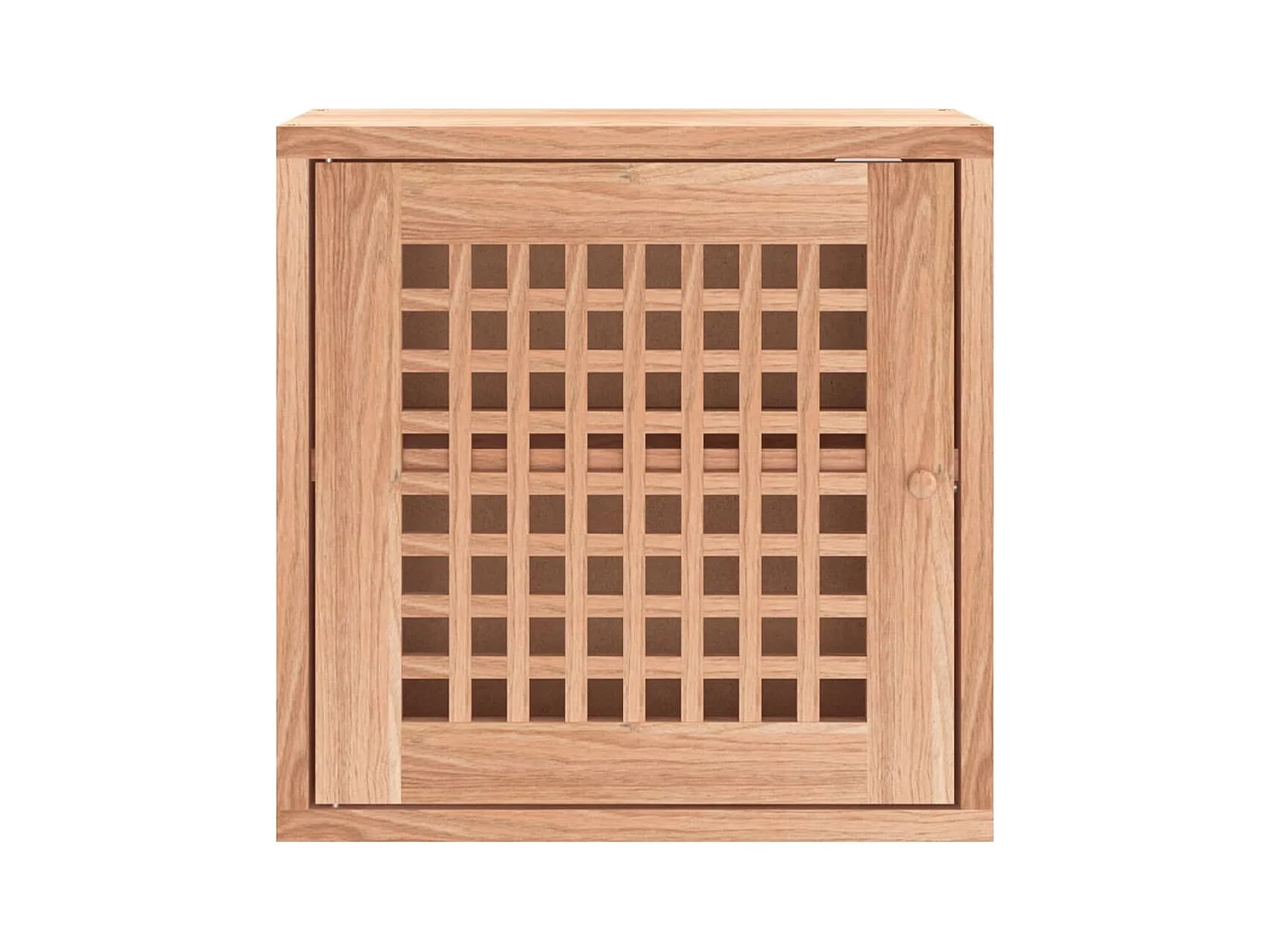 Wandkast 42x18x42 cm massief walnotenhout BE539443