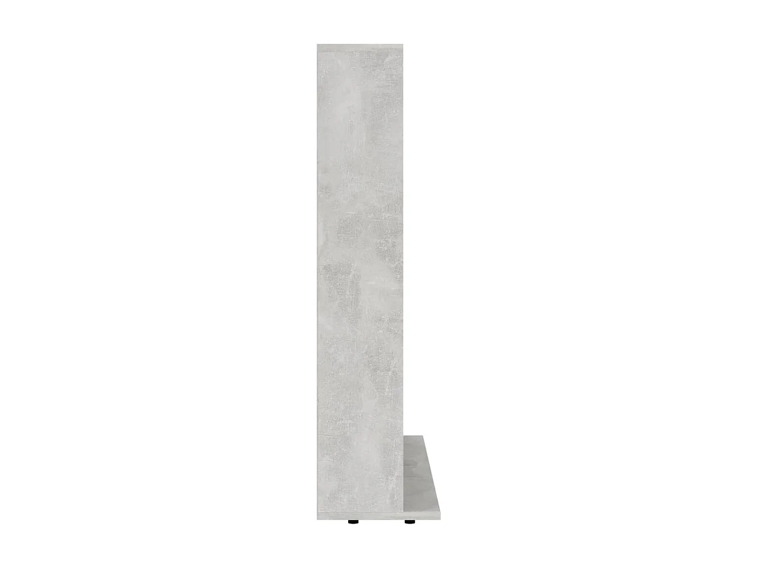 Armoire à CD Gris béton 102x23x89,5 cm Bois d’ingénierie FR84269