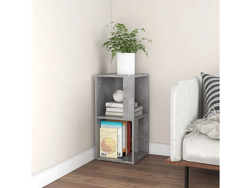 Mueble de esquina madera de ingeniería gris 33x33x67 cm ES301314