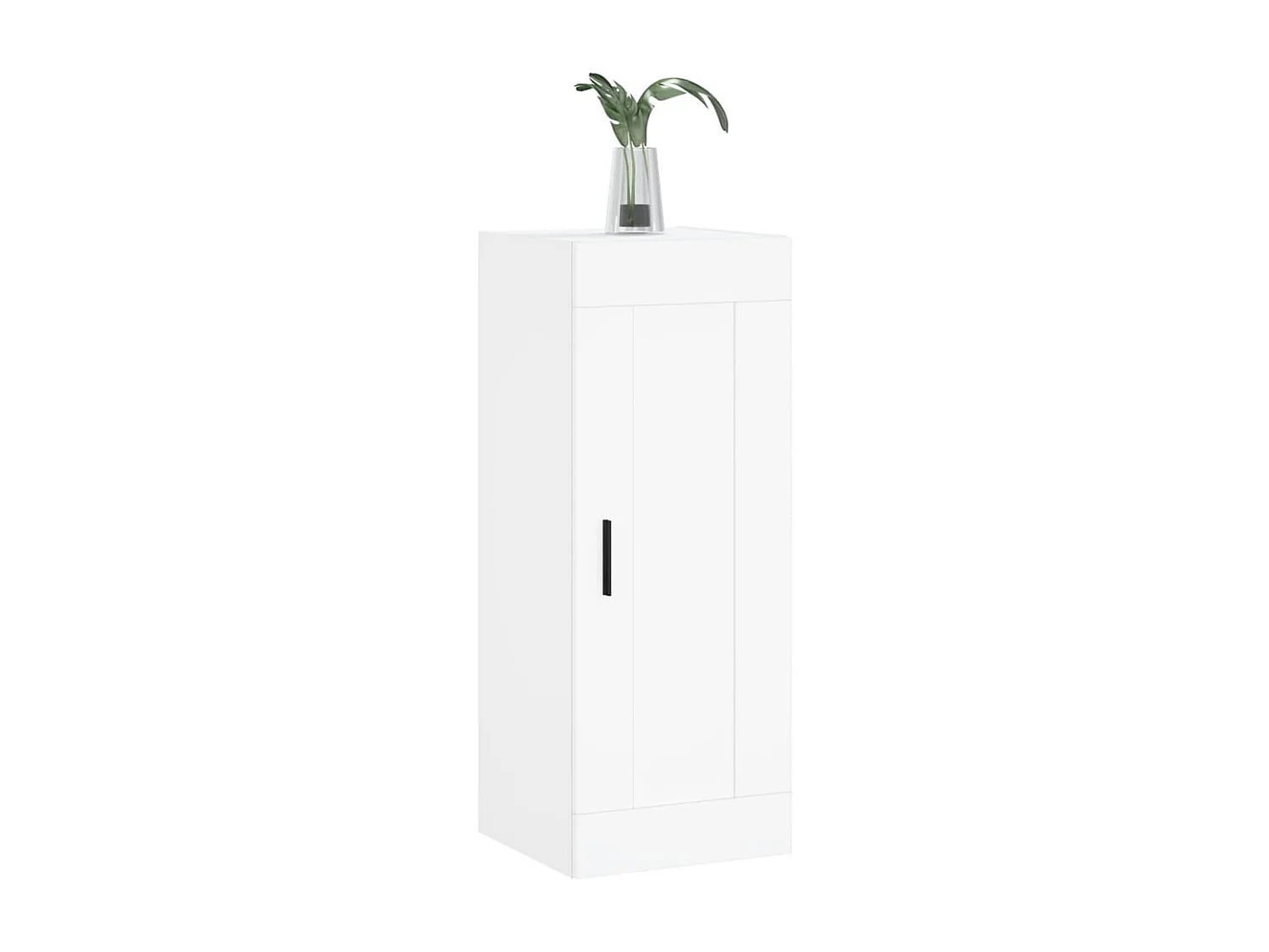 Armoire murale blanc 34,5x34x90 cm bois d'ingénierie FR13565