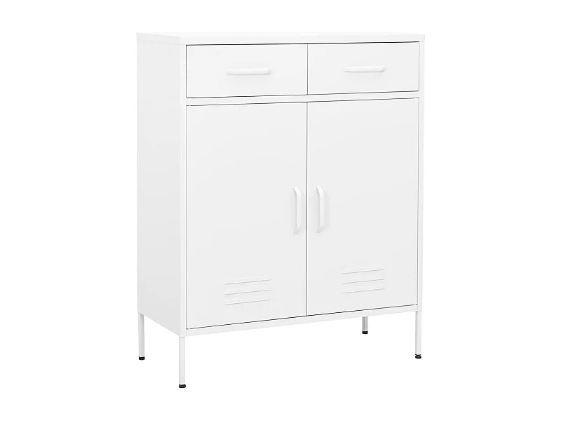 Armoire de rangement Blanc 80x35x101,5 cm Acier FR46515