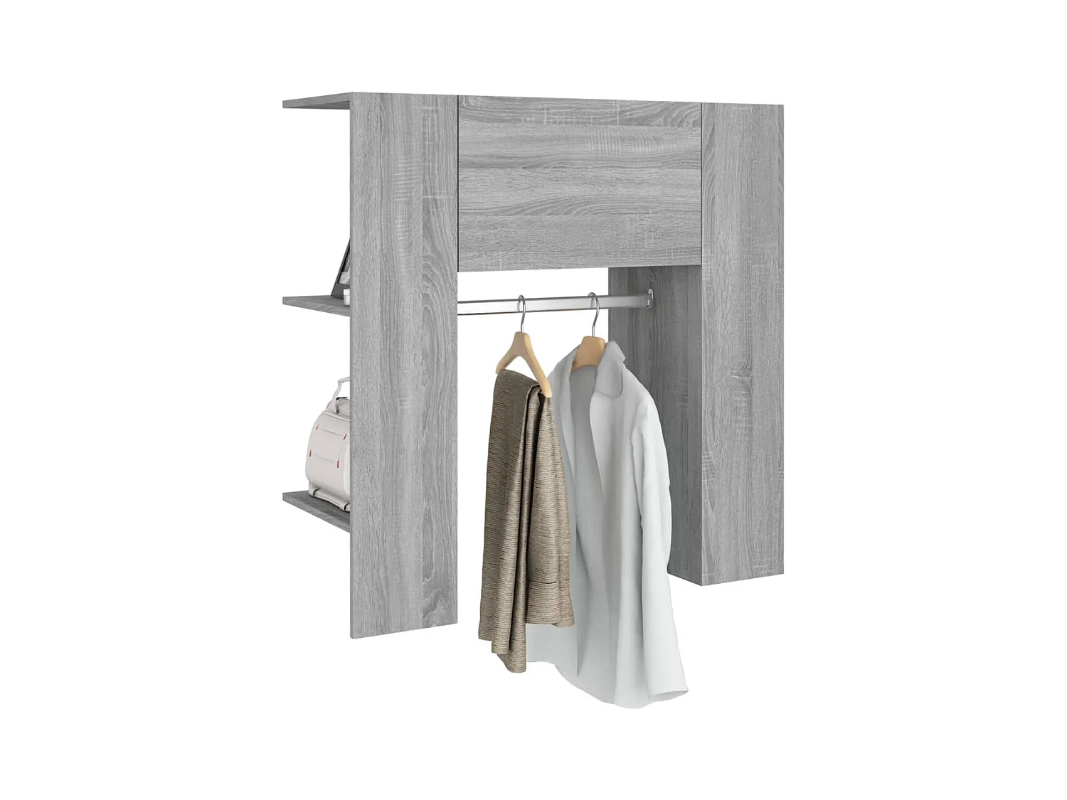 Mueble de recibidor madera ingeniería gris Sonoma 97,5x37x99 cm ES472961