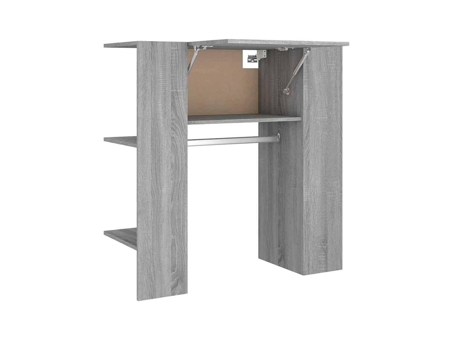 Mueble de recibidor madera ingeniería gris Sonoma 97,5x37x99 cm ES472961