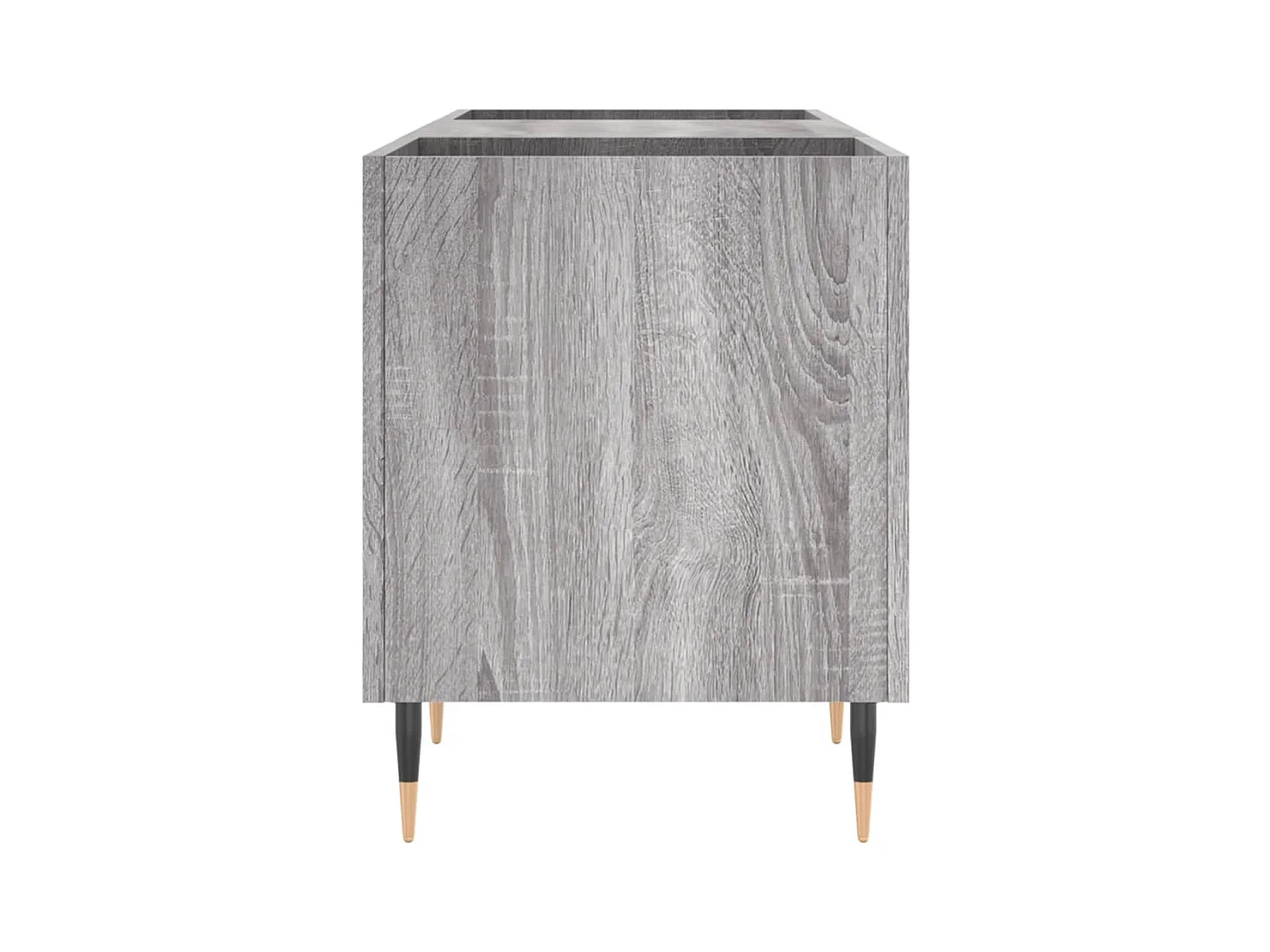 Mueble para discos madera contrachapada gris sonoma 121x38x48cm ES401096