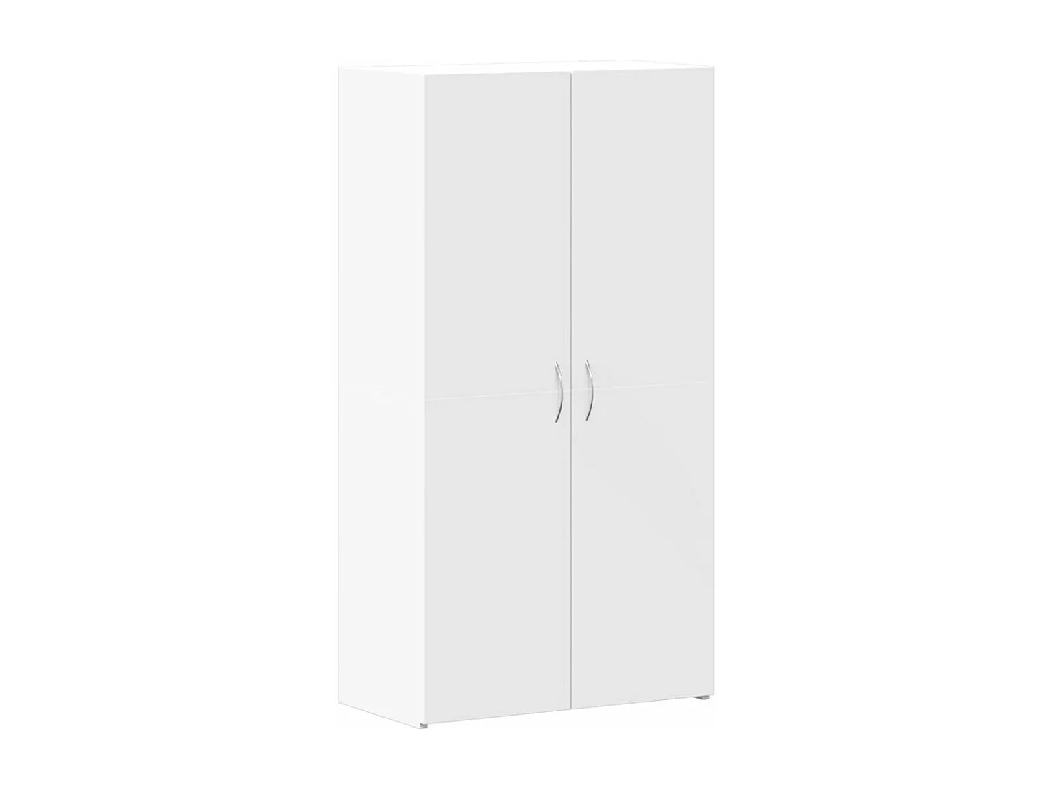 Armoire de classement blanc 60x32x115 cm bois d'ingénierie FR33707