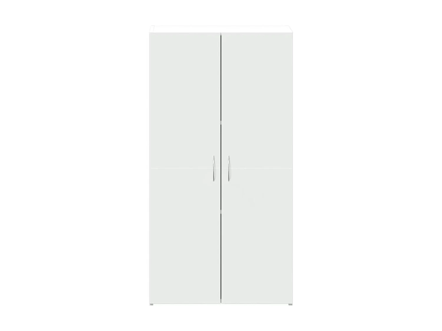 Armoire de classement blanc 60x32x115 cm bois d'ingénierie FR33707