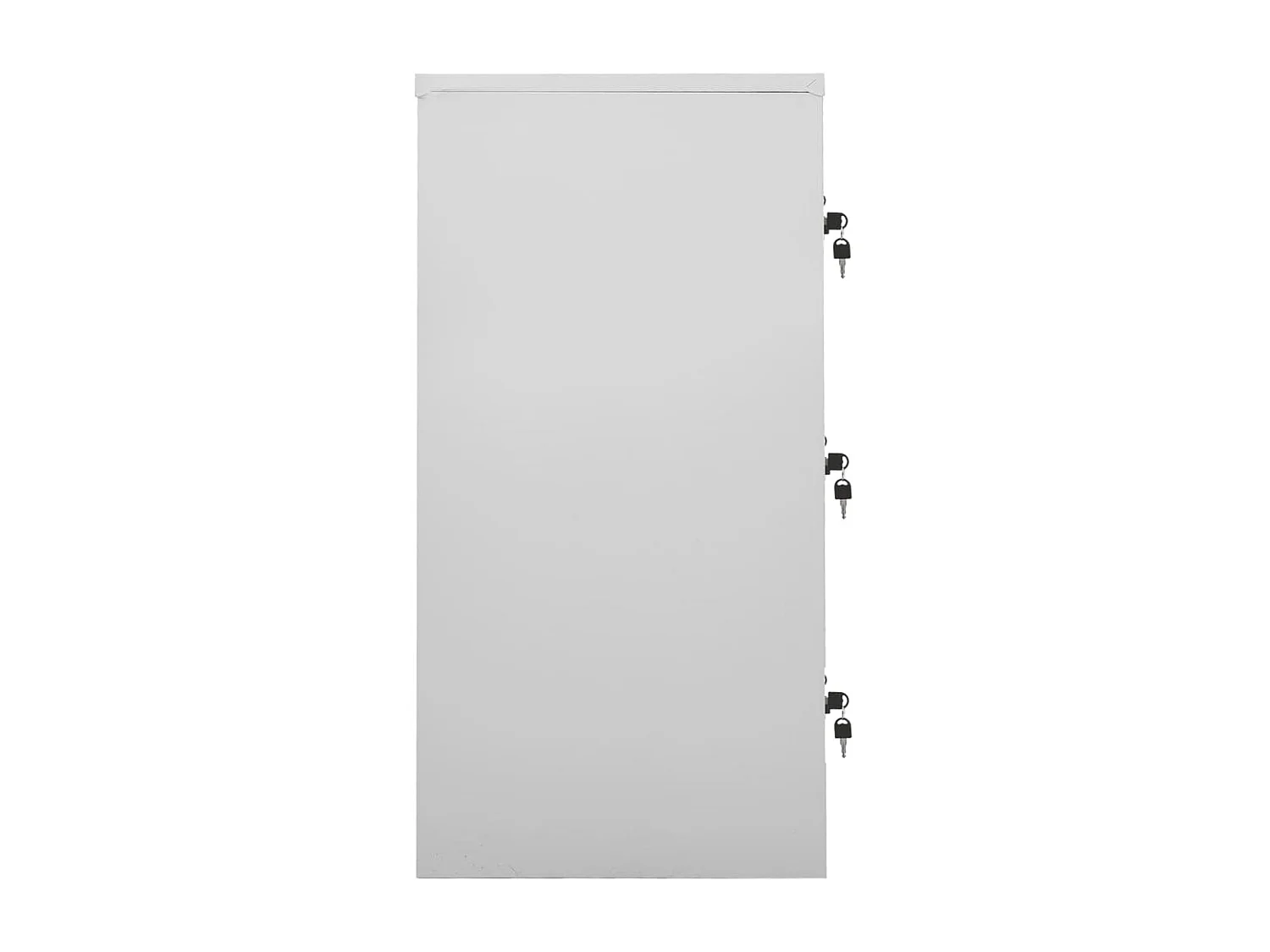 Armoire à casiers Gris clair et vert 90x45x92,5 cm Acier FR80599
