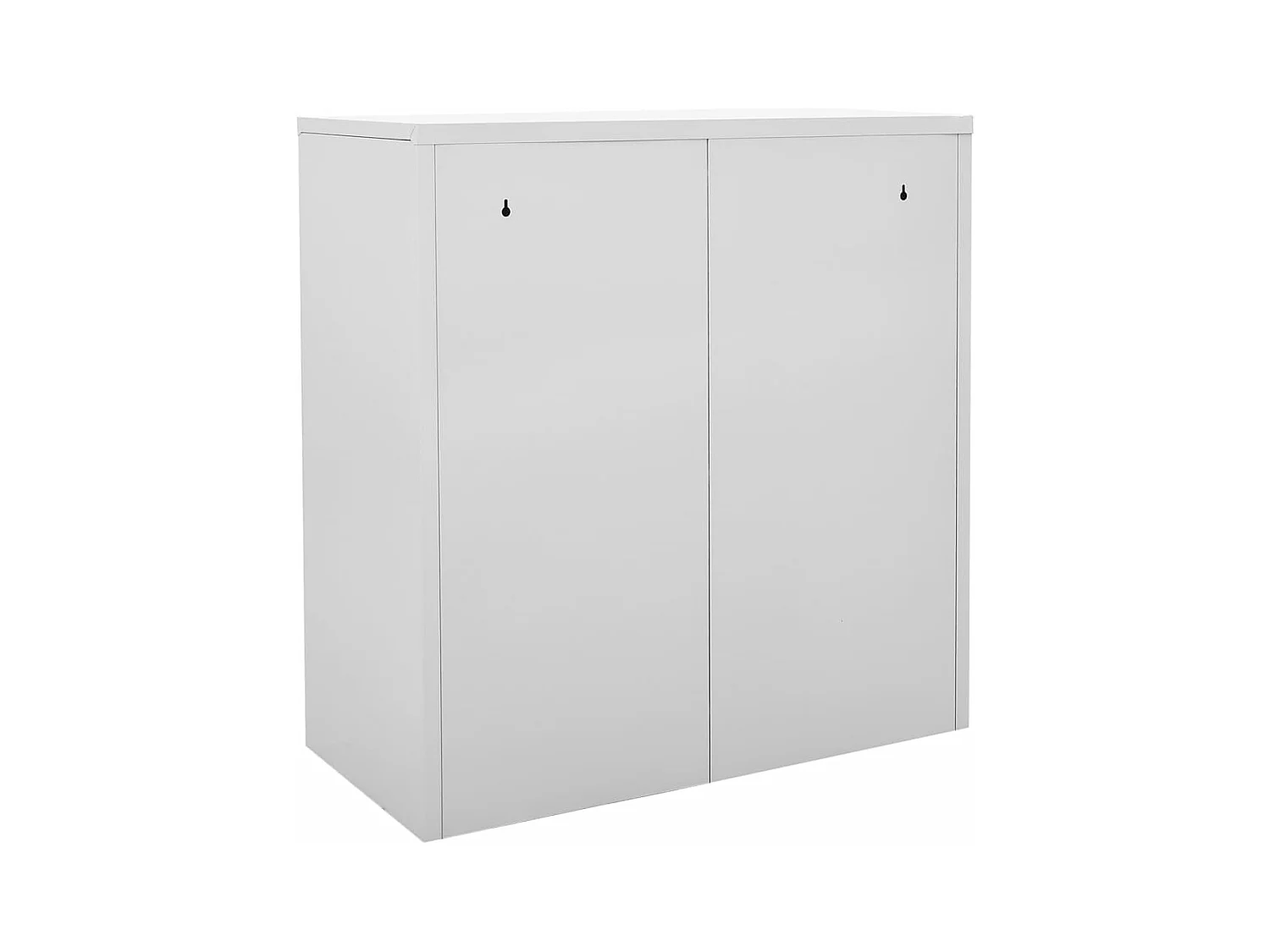 Armario taquilla de acero gris claro y verde 90x45x92,5 cm ES541931