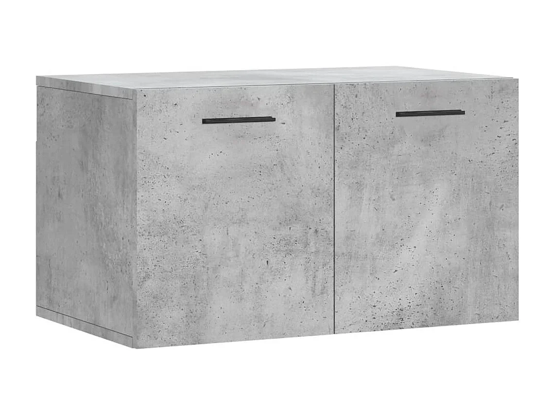 Armoire murale Gris béton 60x36,5x35 cm Bois d'ingénierie FR17997