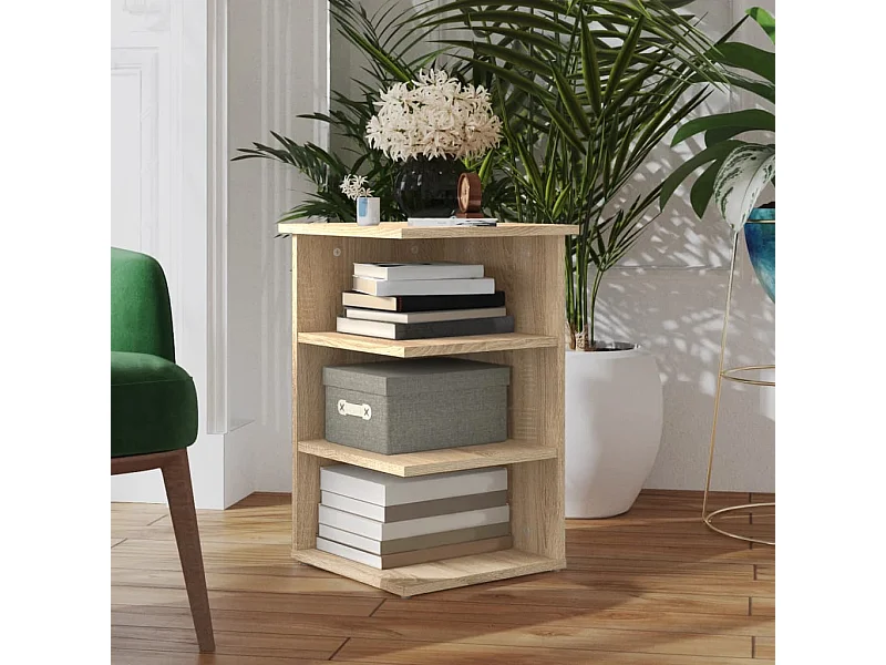 Armoire latérale Chêne sonoma 35x35x55 cm Aggloméré FR61033