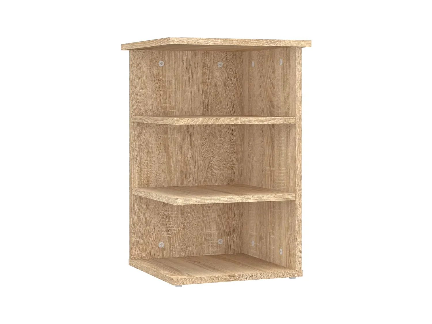 Bijzetkast 35x35x55 cm bewerkt hout sonoma eikenkleurig BE409618