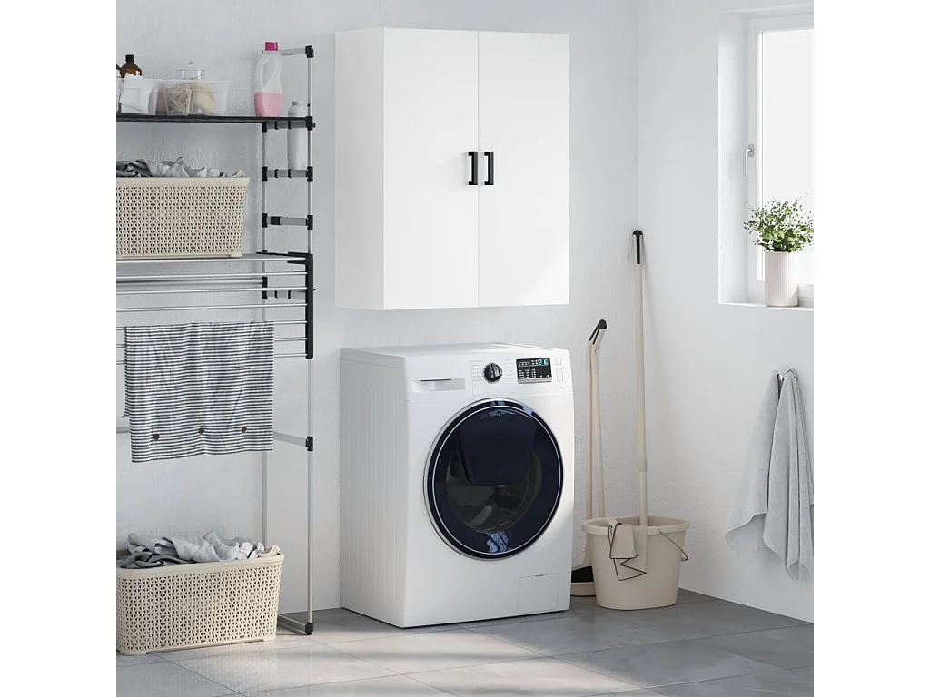 Armoire murale blanc 69,5x34x90 cm FR16262