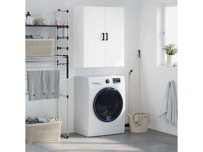 Armoire murale blanc 69,5x34x90 cm FR16262