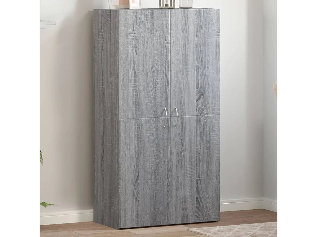 Arquivador 60x32x115 cm derivados de madeira cinzento sonoma PT305709