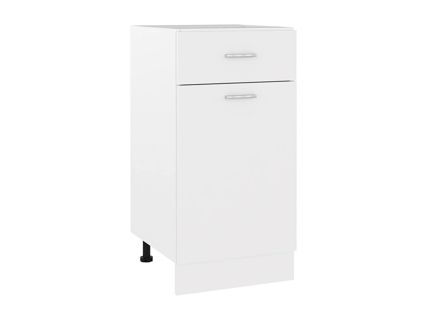 Armoire de plancher à tiroir Blanc 40x46x81,5cm Bois ingénierie FR91004