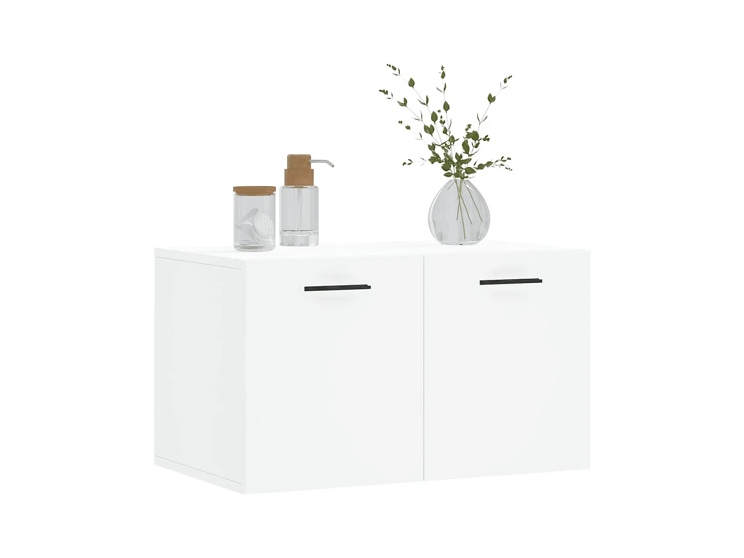 Armoire murale Blanc 60x36,5x35 cm Bois d'ingénierie FR20641