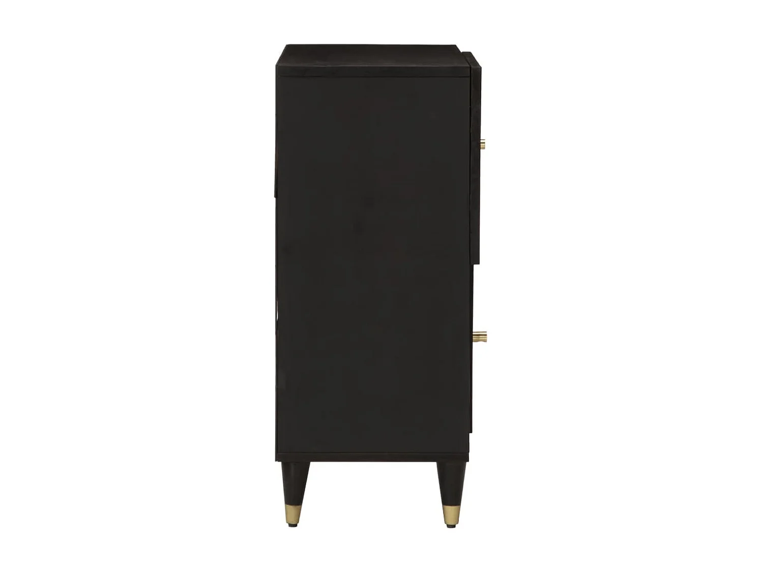 Armoire latérale 80x33x75 cm bois massif de manguier FR23130