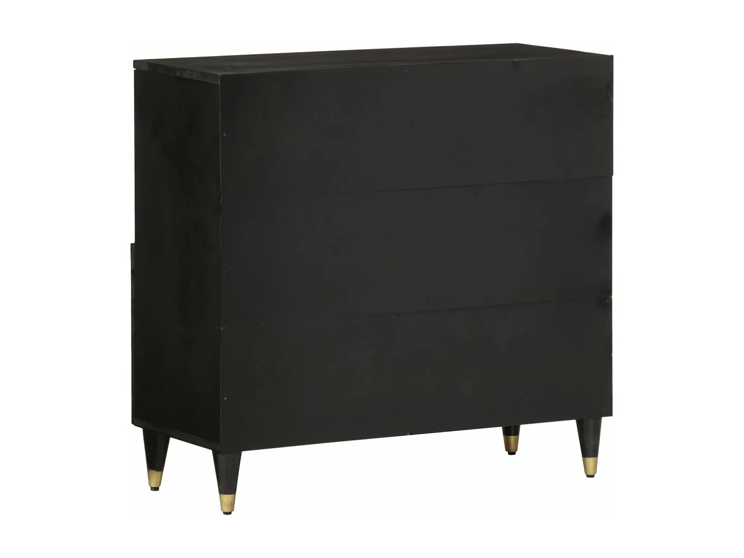 Armoire latérale 80x33x75 cm bois massif de manguier FR23130