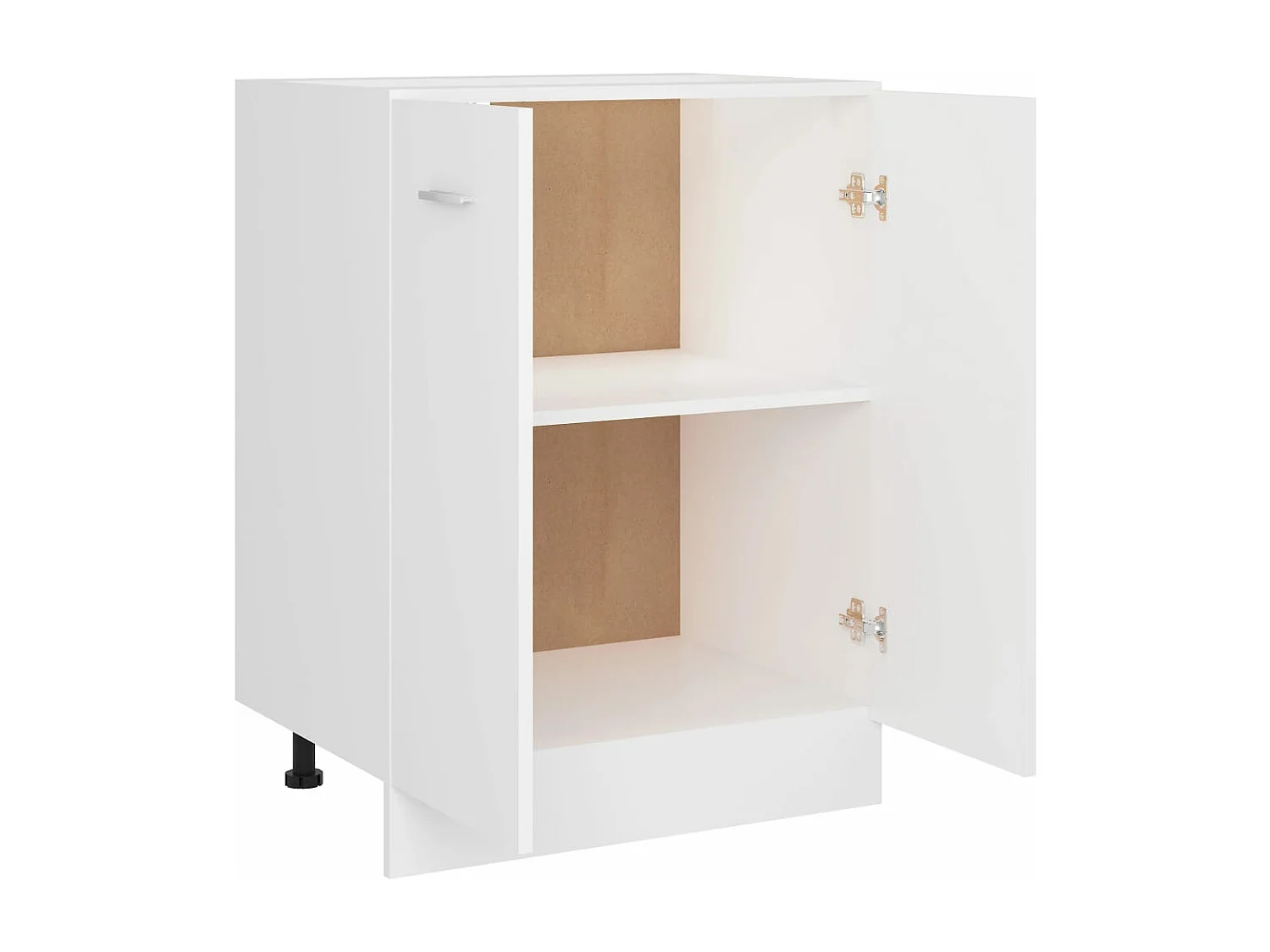 Armoire de plancher Blanc 60x46x81,5 cm Bois d'ingénierie FR15530
