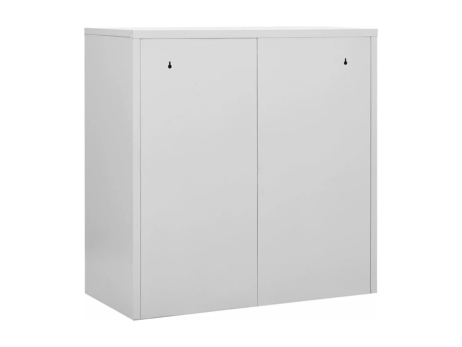 Armoires à casiers 2 pcs Gris clair et bleu 90x45x92,5 cm Acier FR55308