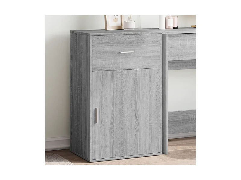 Armário arrumação 56,5x39x90 cm derivados madeira cinza sonoma PT532969