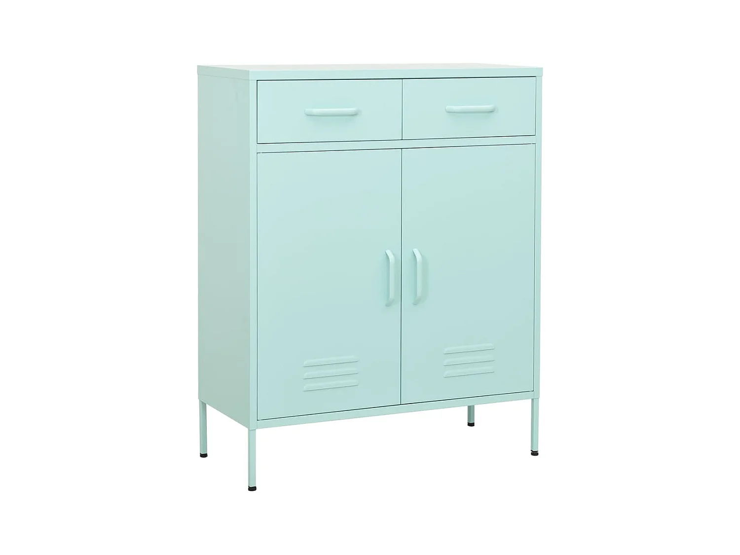 Armoire de rangement Vert menthe 80x35x101,5 cm Acier FR26972