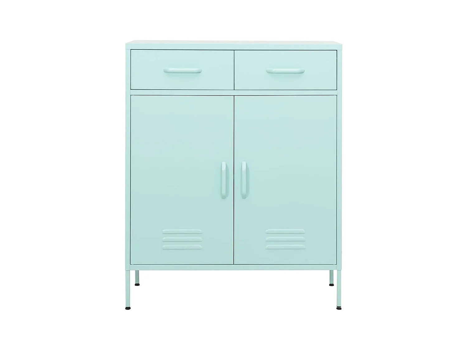 Armoire de rangement Vert menthe 80x35x101,5 cm Acier FR26972