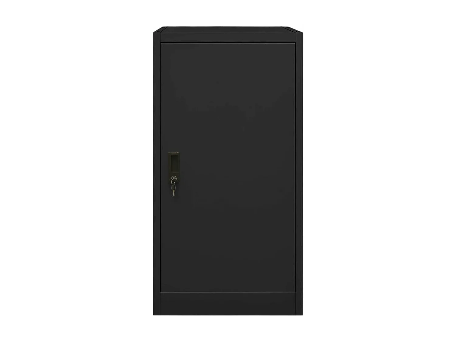 Armoire à selles Noir 53x53x105 cm Acier FR25964