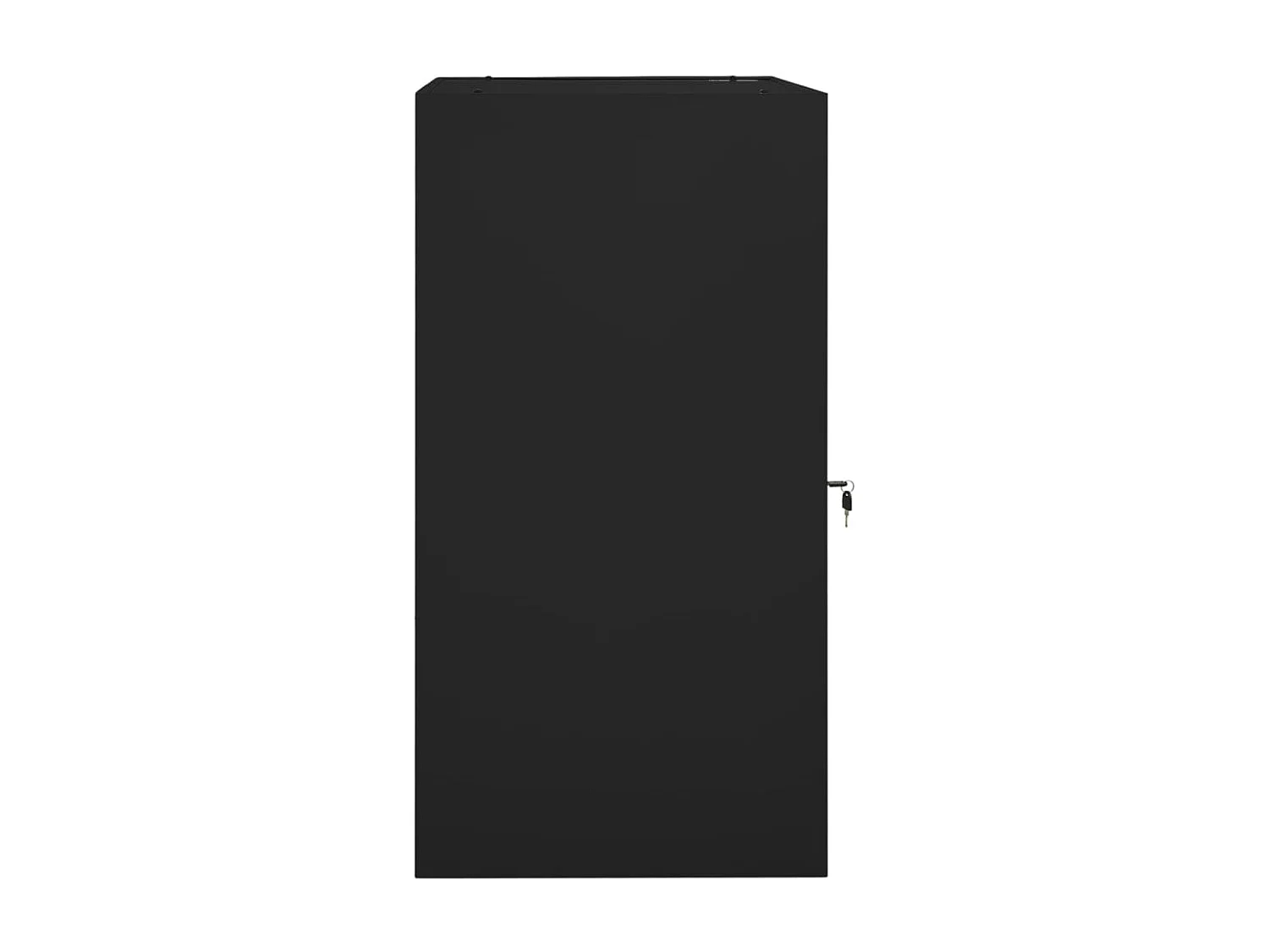 Armoire à selles Noir 53x53x105 cm Acier FR25964