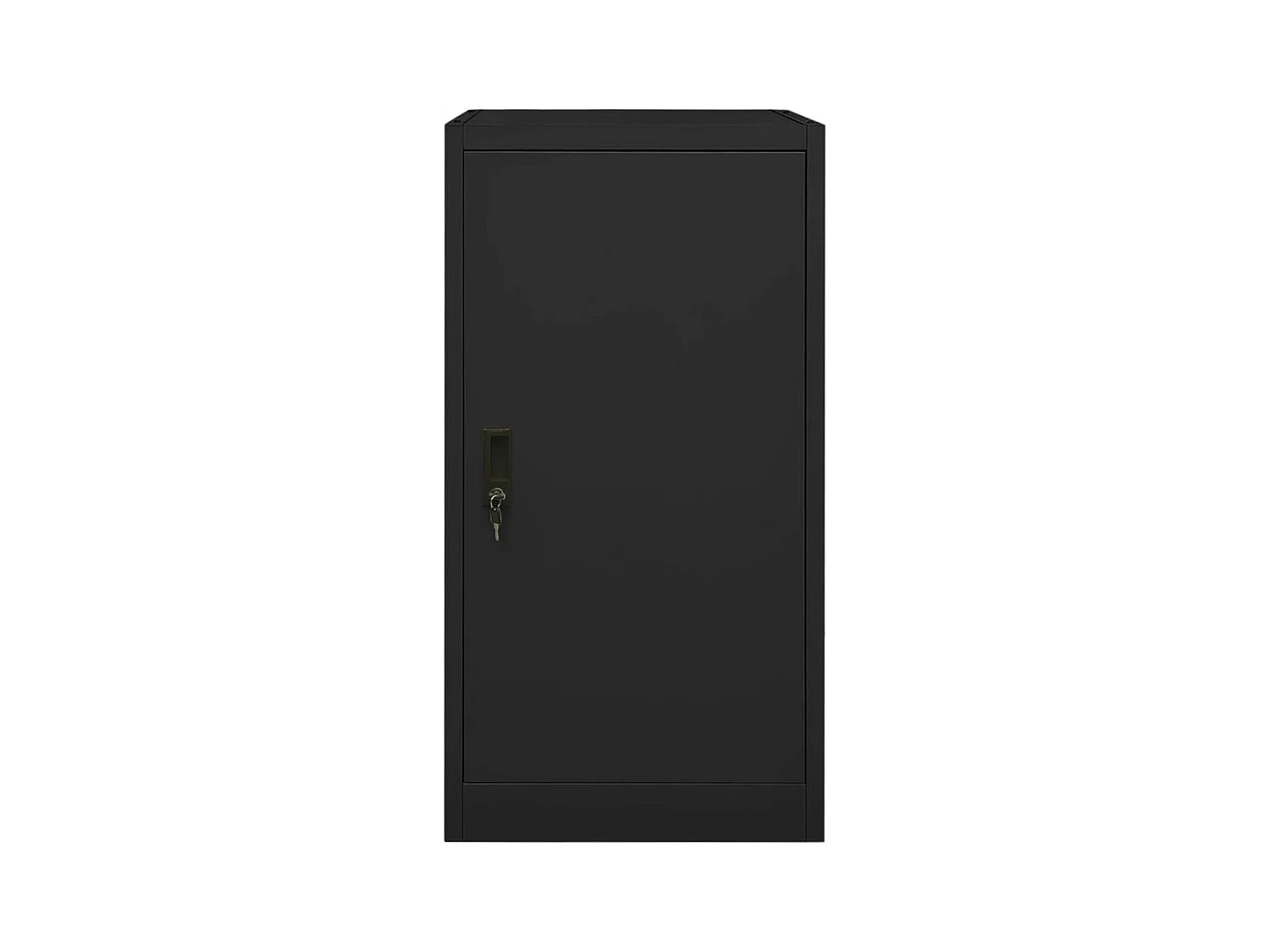 Armario para sillas de montar acero negro 53x53x105 cm ES564632