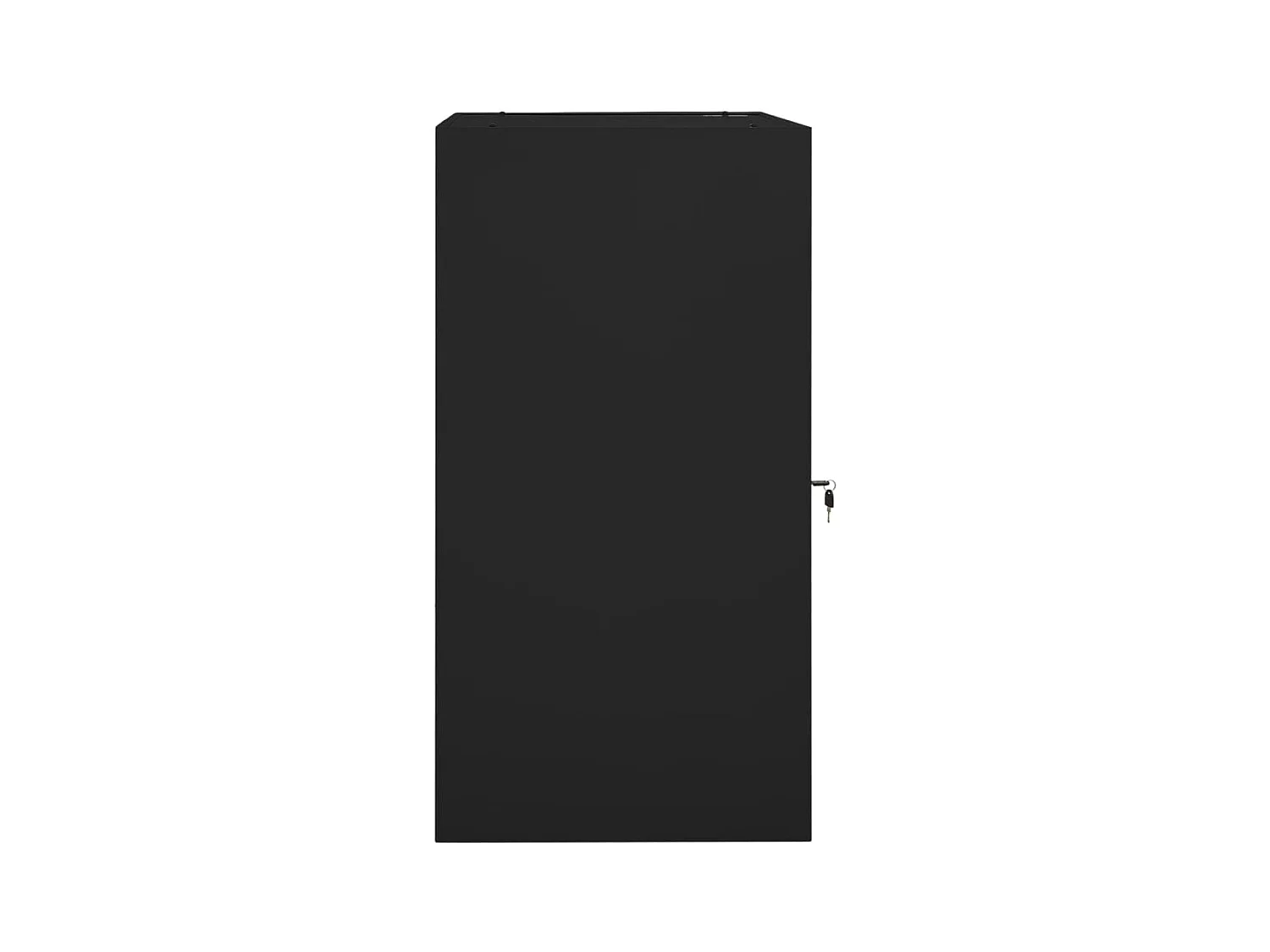 Armario para sillas de montar acero negro 53x53x105 cm ES564632