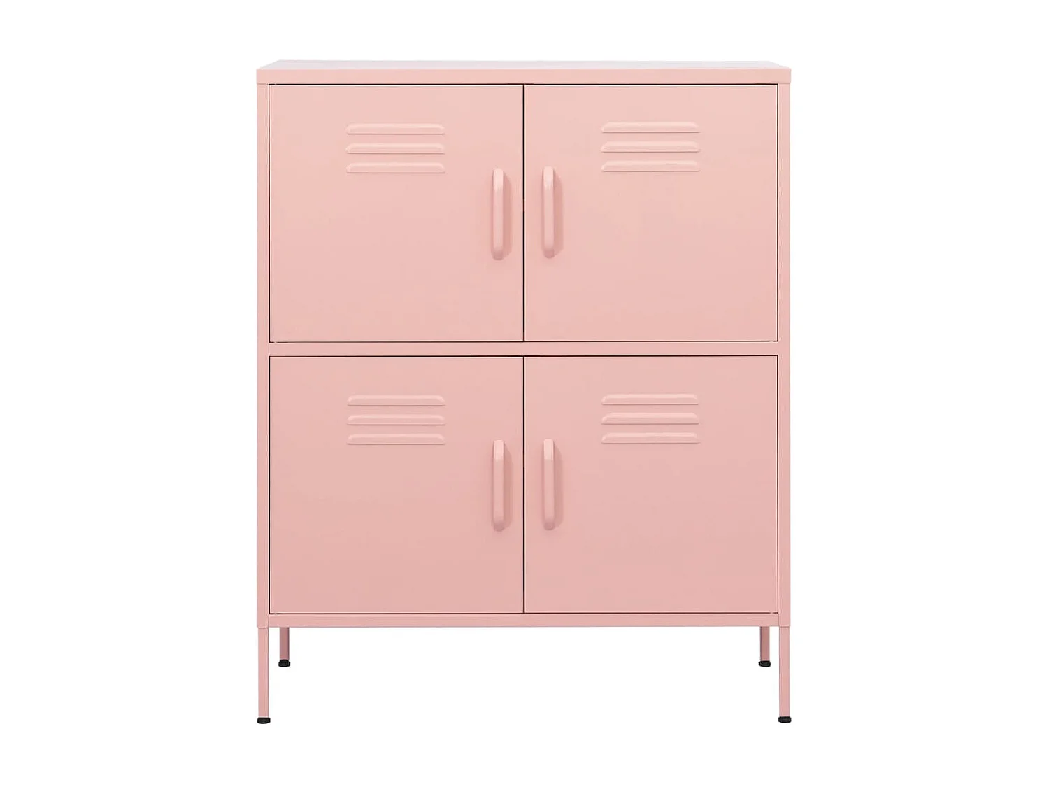 Armoire de rangement Rose 80x35x101,5 cm Acier FR99519