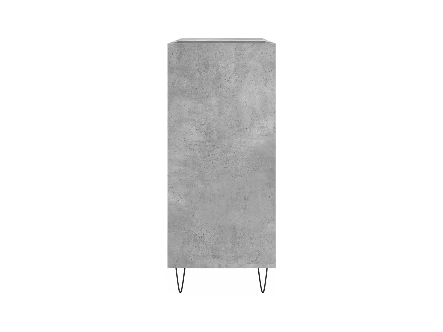 Mueble discos madera contrachapada gris hormigón 84,5x38x89 cm ES733634