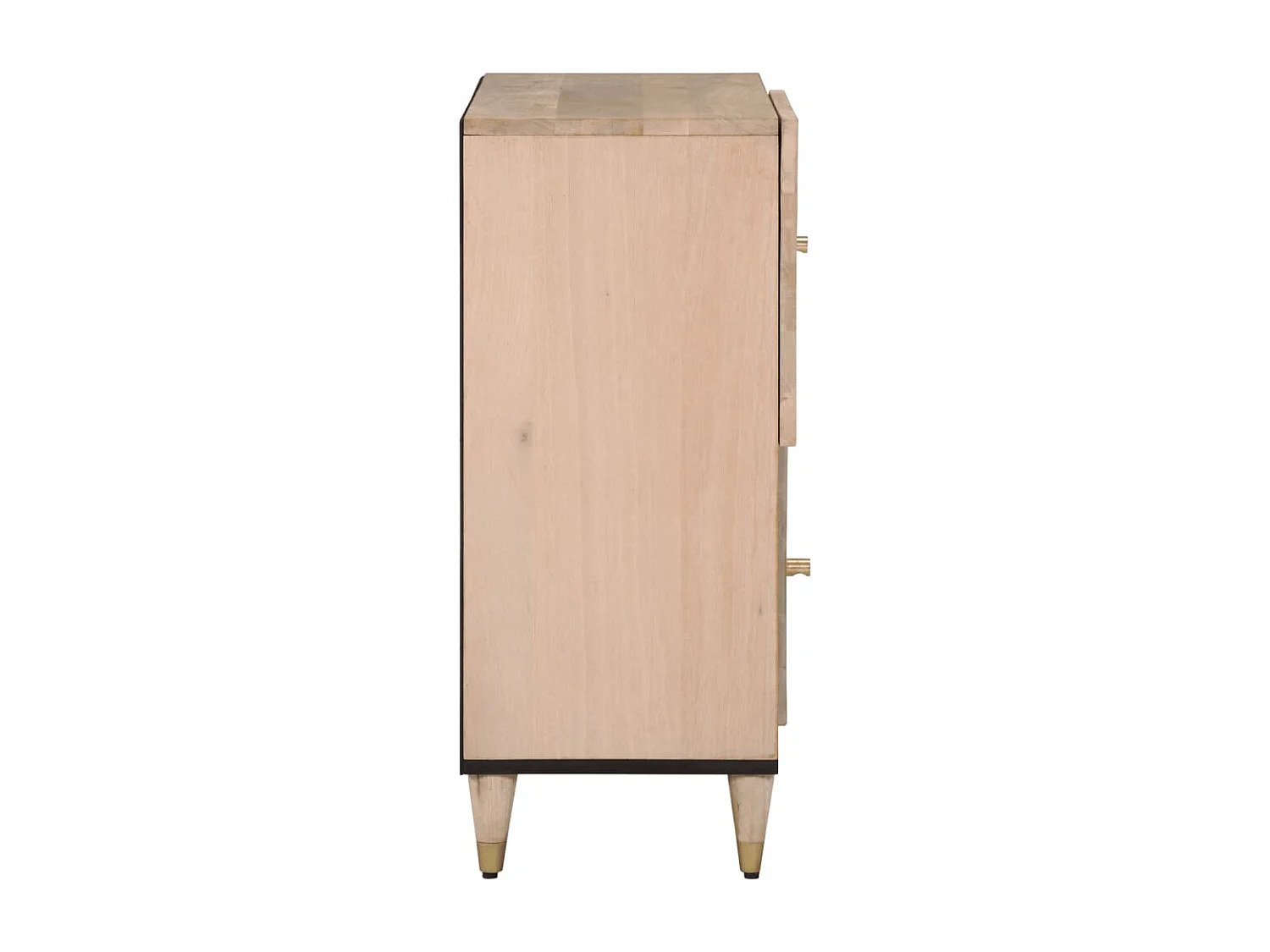 Armoire latérale 80x33x75 cm bois massif de manguier FR72687