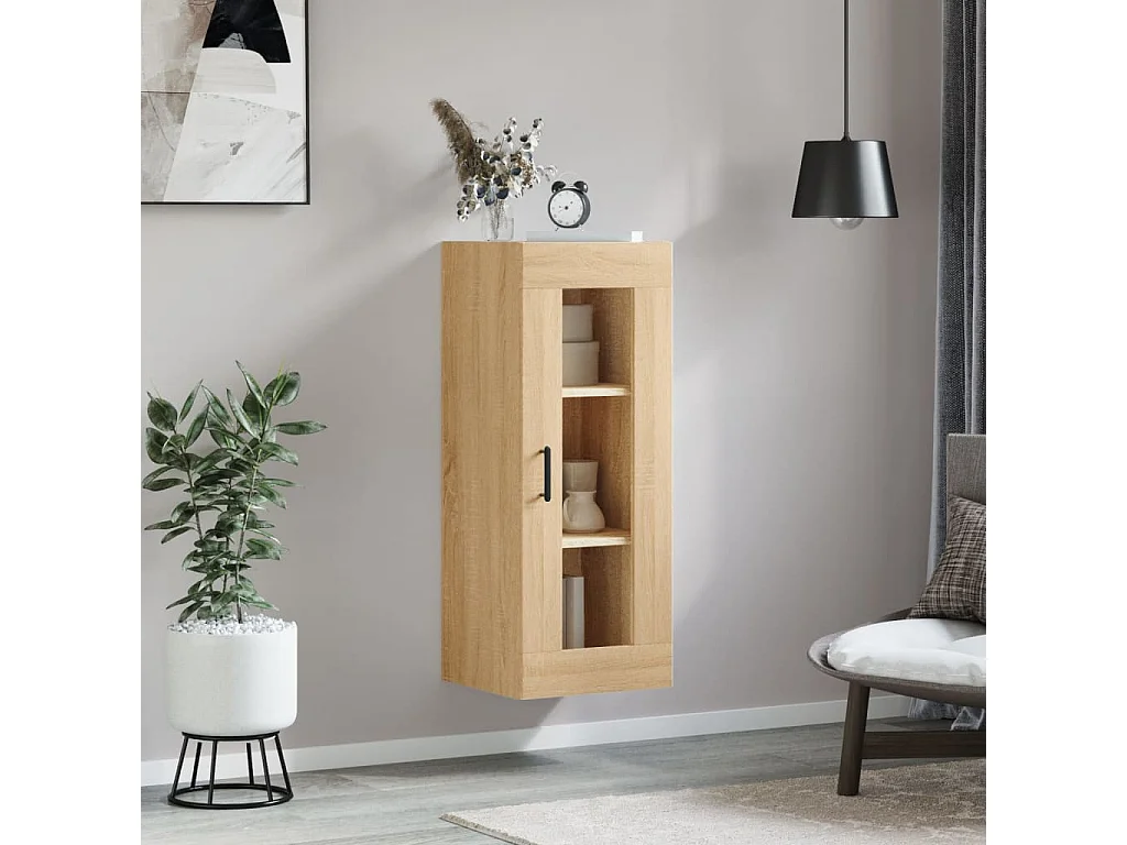 Armoire murale chêne sonoma 34,5x34x90 cm FR94338