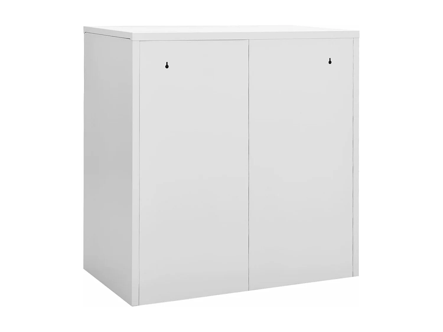 Armoire à casiers Gris clair et rouge 90x45x92,5 cm Acier FR86624