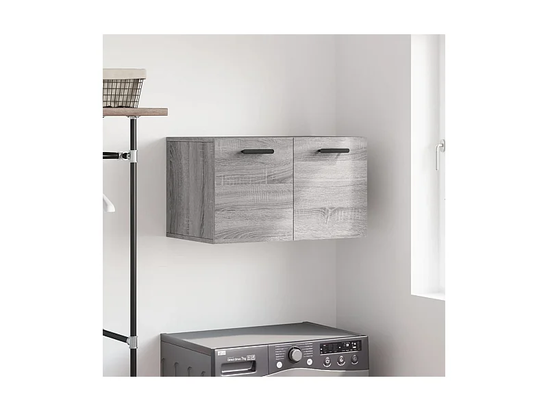 Armario de pared madera de ingeniería gris Sonoma 60x36,5x35 cm ES300964