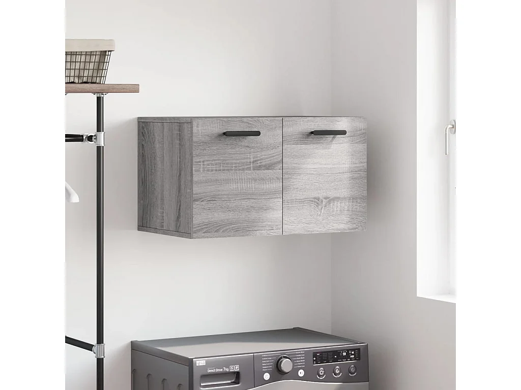 Armoire murale Sonoma gris 60x36,5x35 cm Bois d'ingénierie FR45080