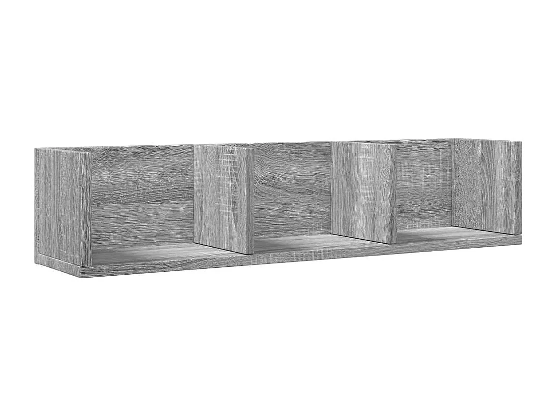 Armoire murale sonoma gris 75x18x16,5 cm bois d'ingénierie FR26576